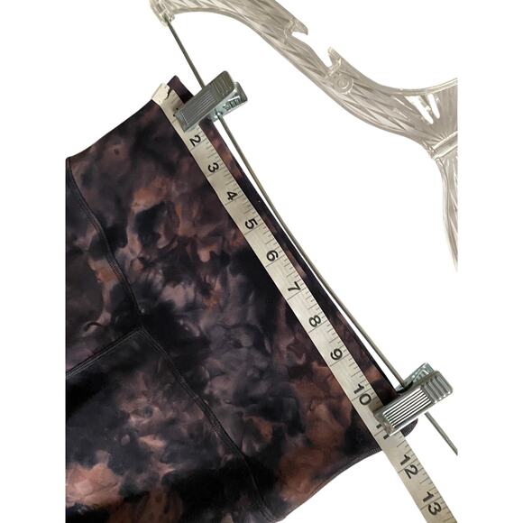 Lululemon Wunder Under Crop Leggings in Tie Dye Multicolor Size 4 - Picture 4 of 7